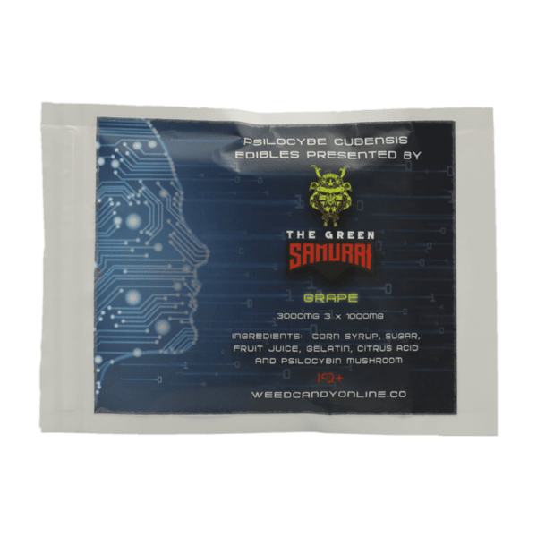 The Green Samurai - Shroom Gummies - Grape - 3g | Shrooms Online Canada