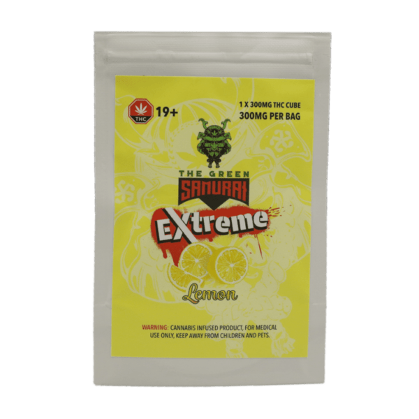 Green Samurai Extreme - Lemon Gummy 300mg THC | Shrooms Online Canada