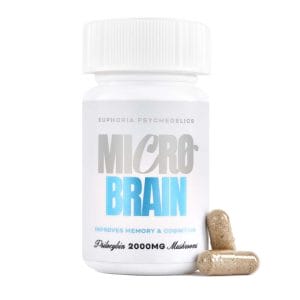 Euphoria Psychedelics – Micro Brain Capsules - (100mg X 20 Capsules) | Shrooms Online Canada