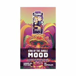 Super Magic Mushroom Bro’s - King of the Jungle MOOD - 400MG Capsules | Shrooms Online Canada